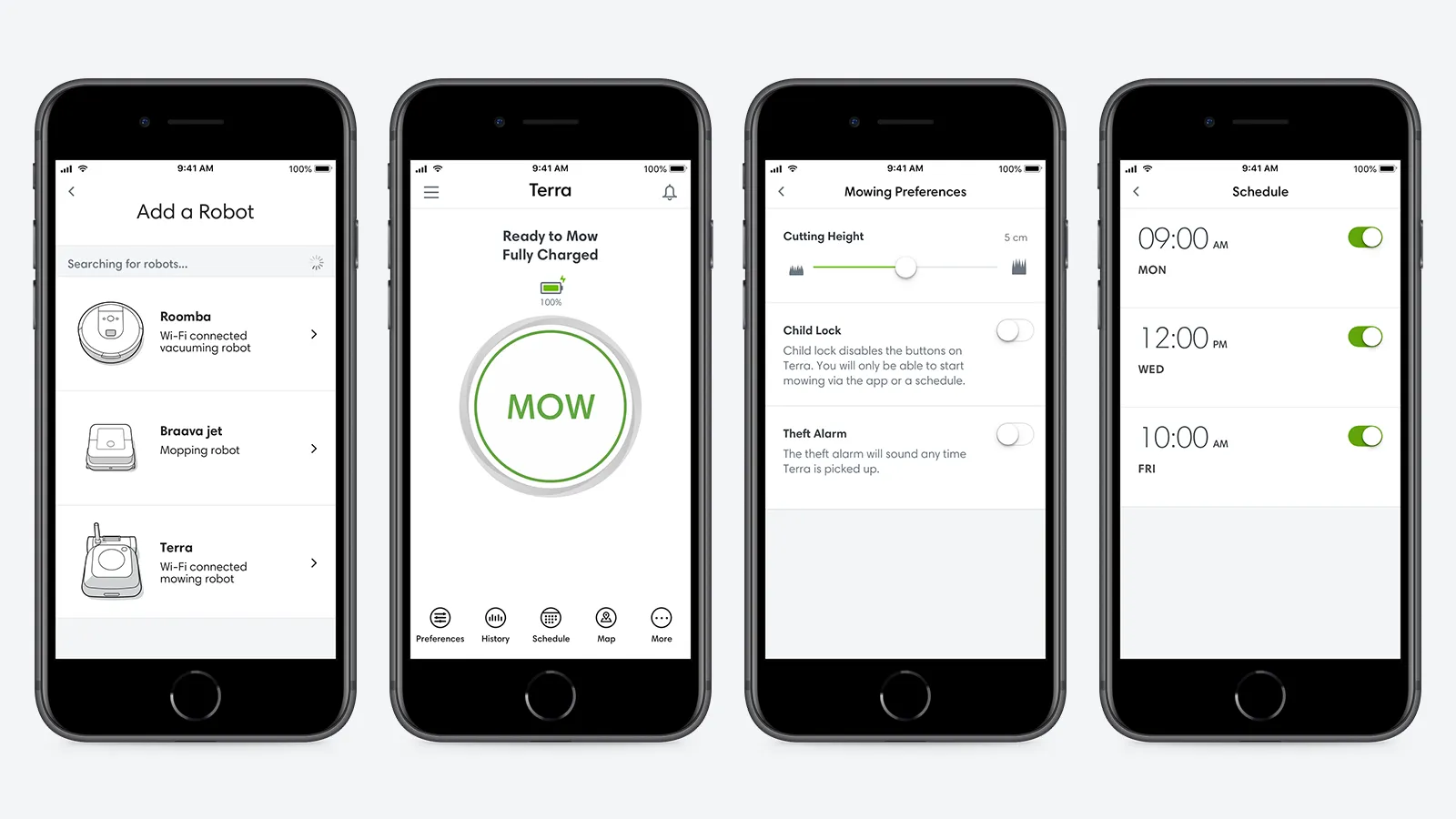 Terra companion app design