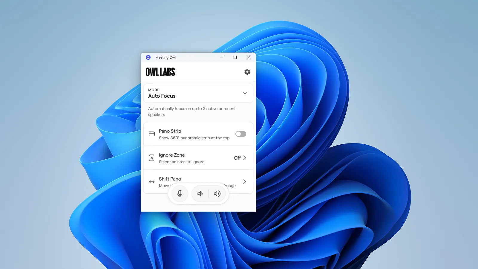 Owl Labs app redesign